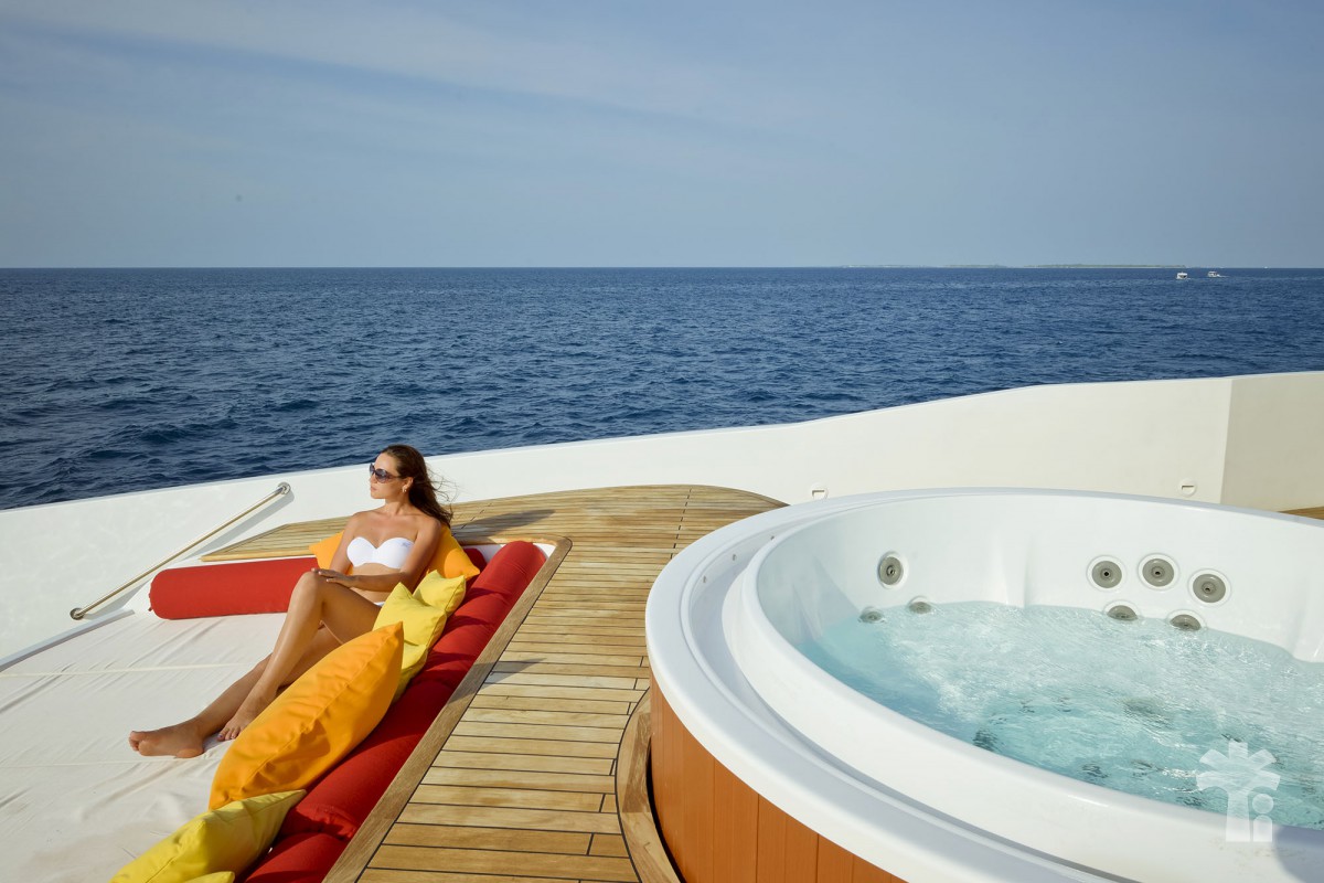 Sunbed Cover on Boat